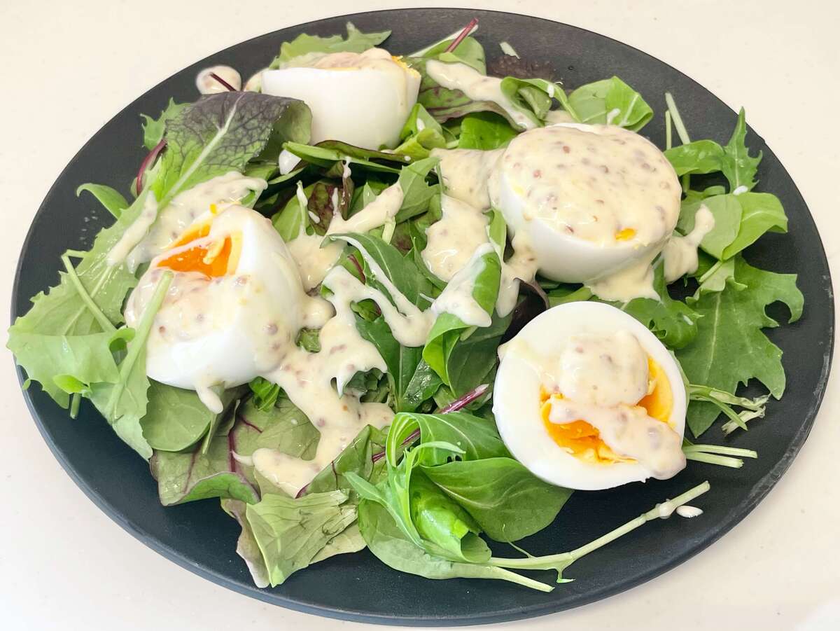 大原千鶴さん「ウフマヨ巣ごもりサラダ」