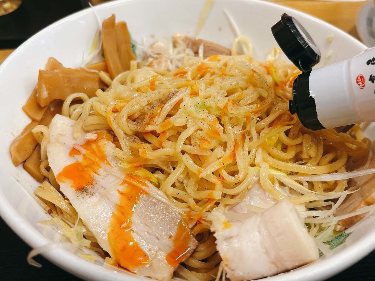 日高屋の二郎系アレンジ