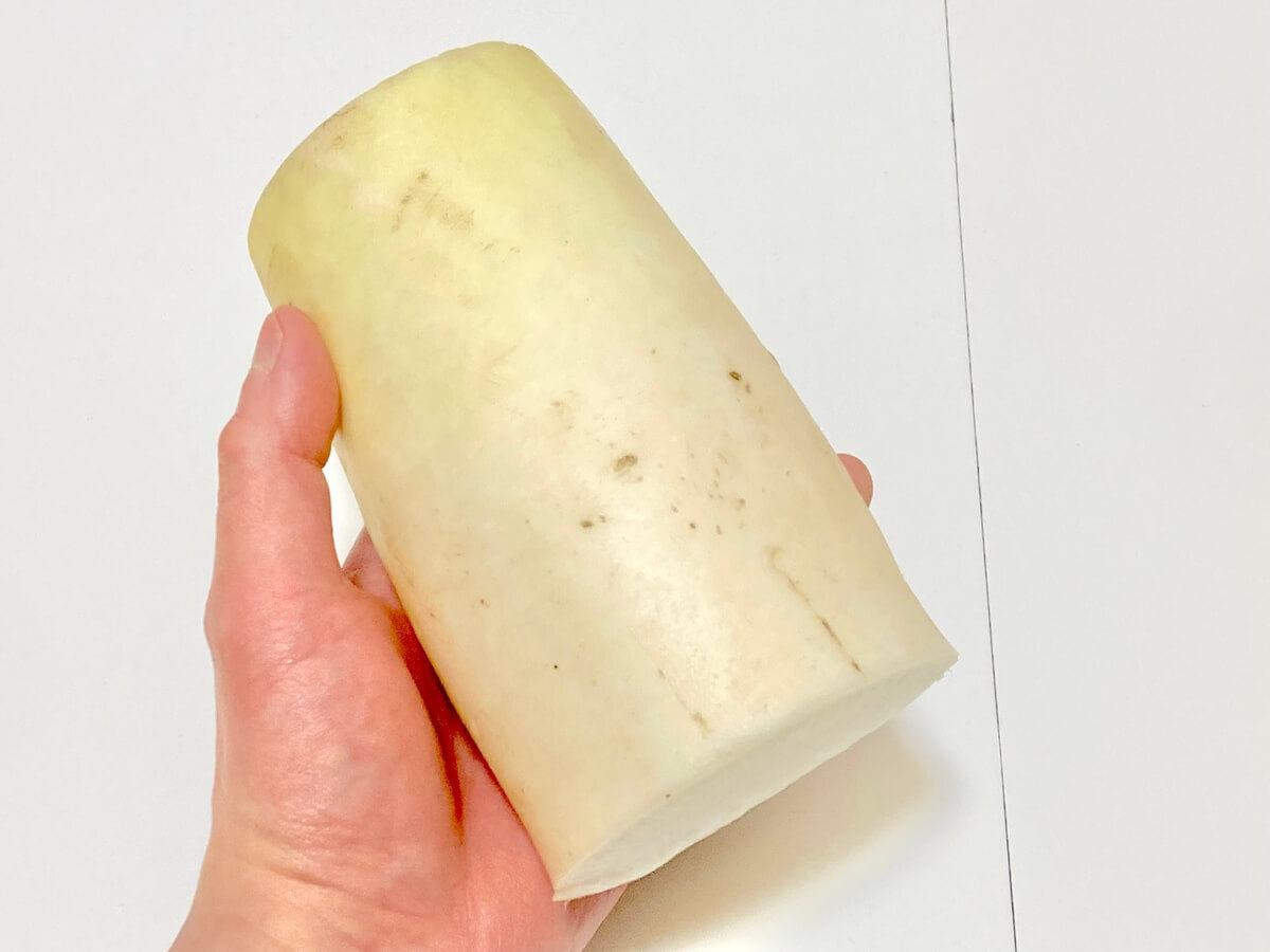 ぶよぶよ・シワシワ大根は、条件付きで食べられます