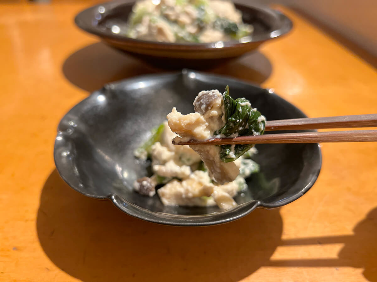 中村正明さん「白あえ」