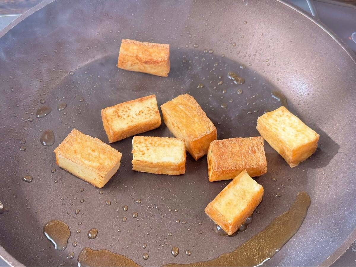 「厚揚げ焼きのみぞれがけ」