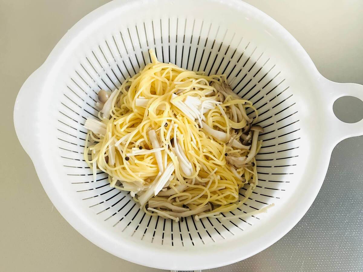 ヒロミさん「きのこパスタ」のレシピ