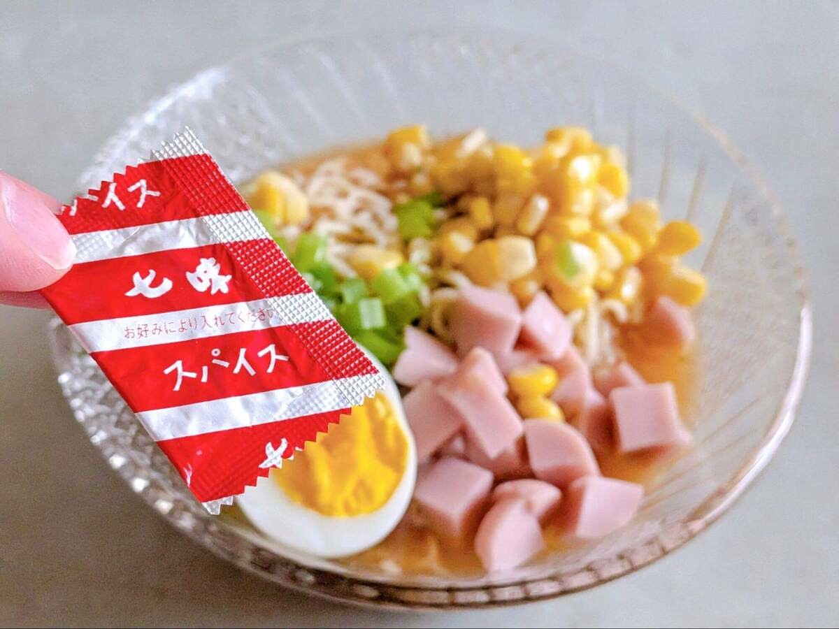 冷やしみそコーンラーメン