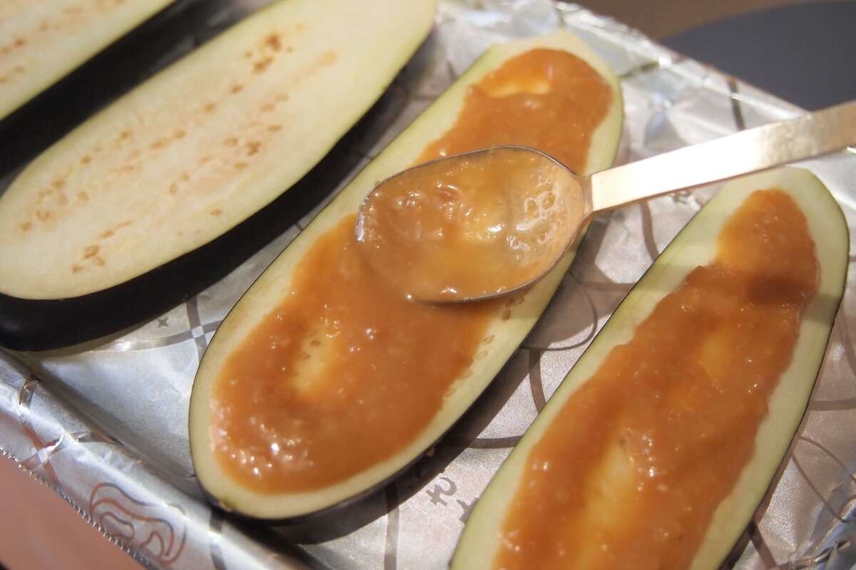あさごはんチャンネル「ナスの味噌チーズ焼き」