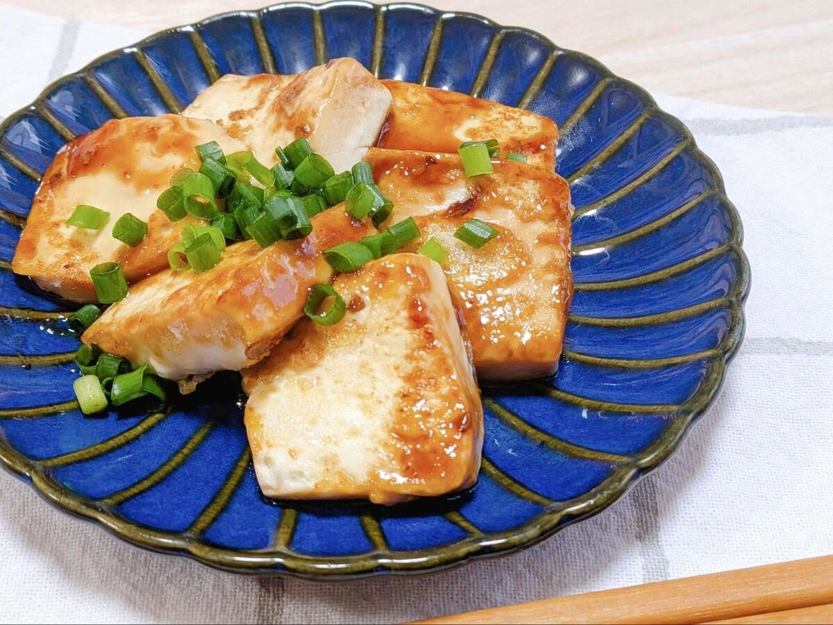 モランボン公式「ジャンで作る豆腐ステーキ」