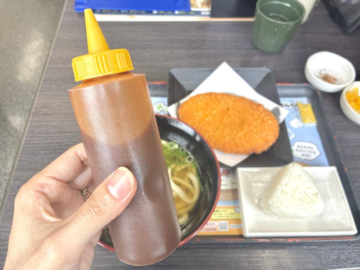 コロッケはうどんに入れないで