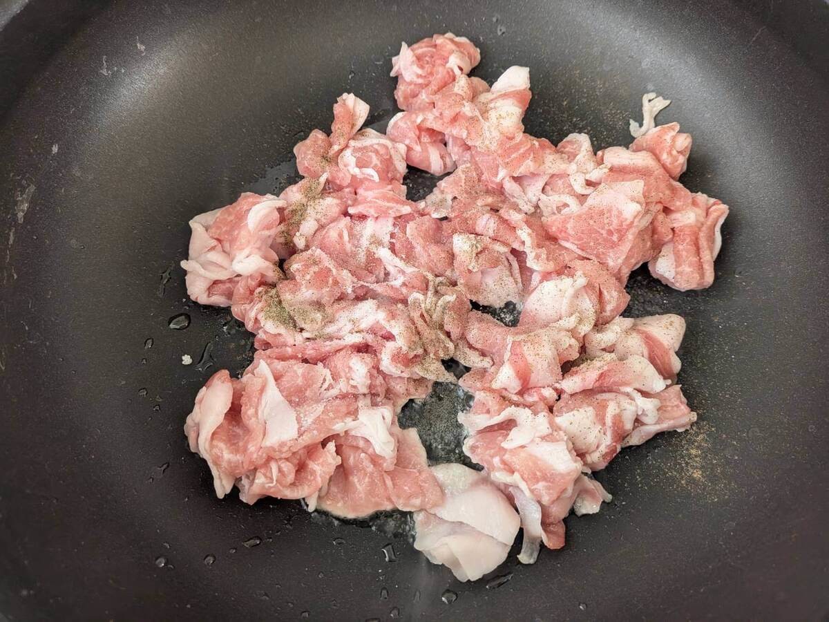 豚こまペッパーランチ風