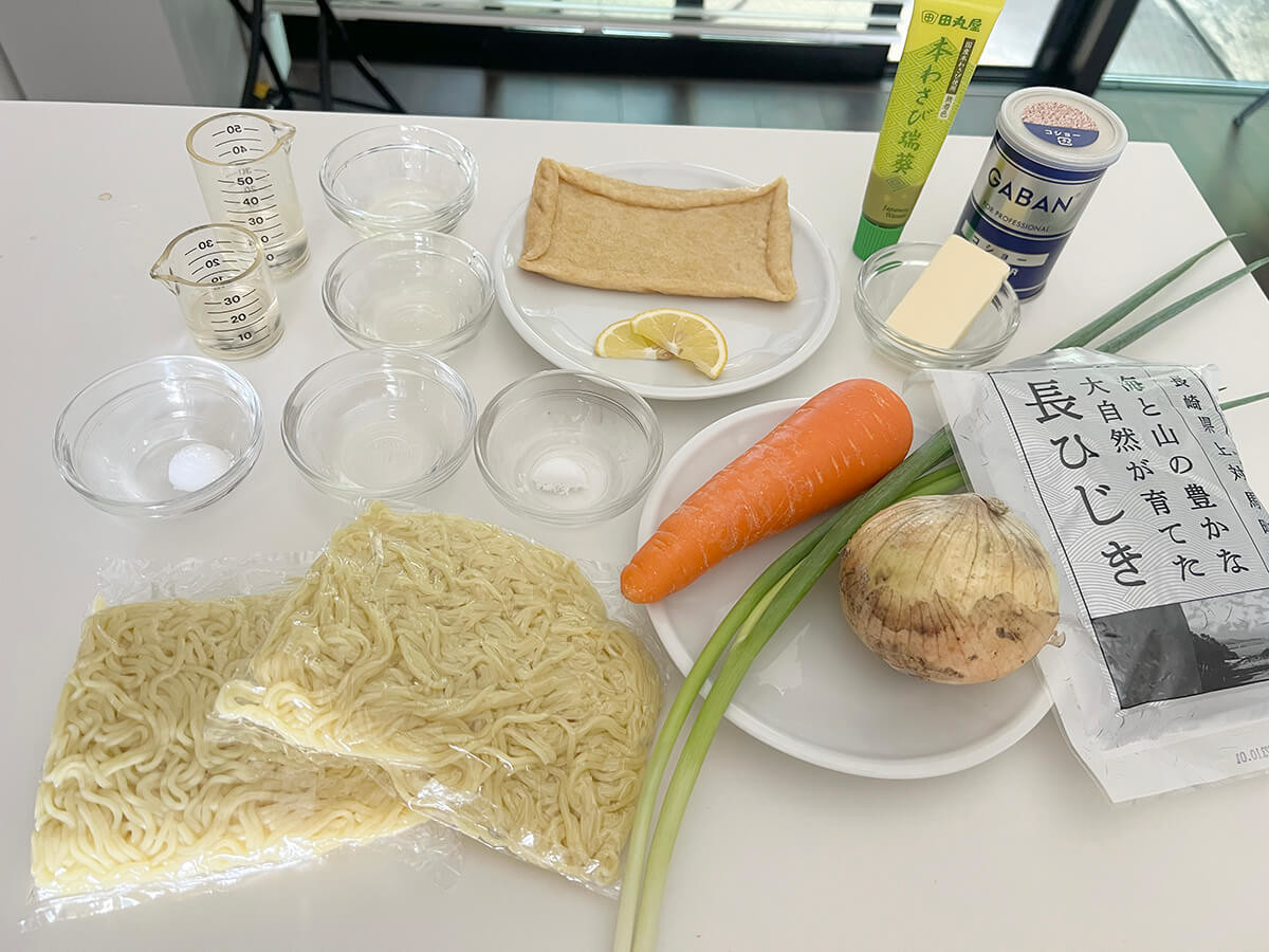ヒジキと新タマネギの塩焼きそば