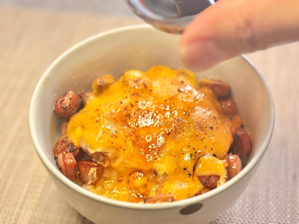 「悪魔のチーズ丼」