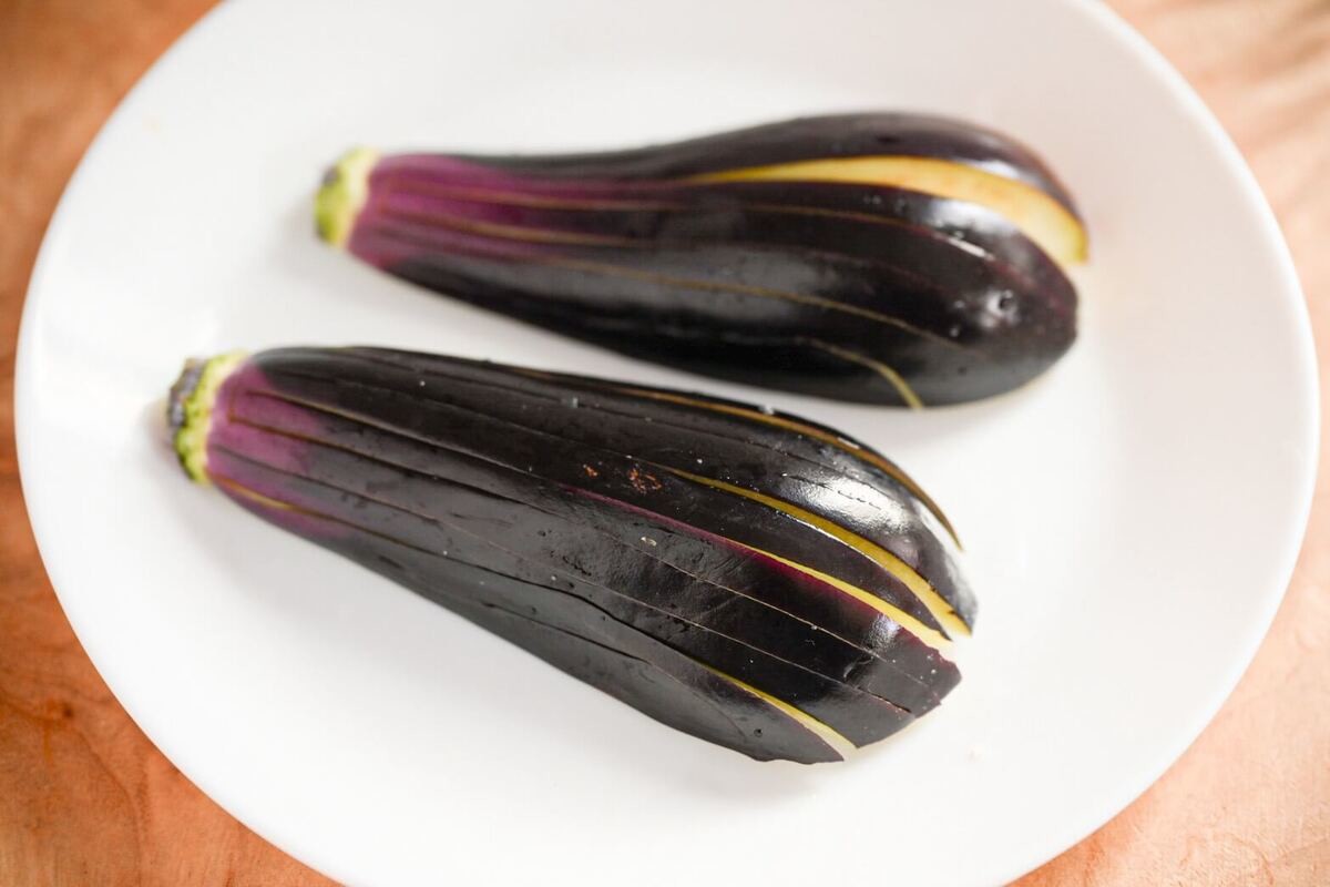 揚げなすそうめん