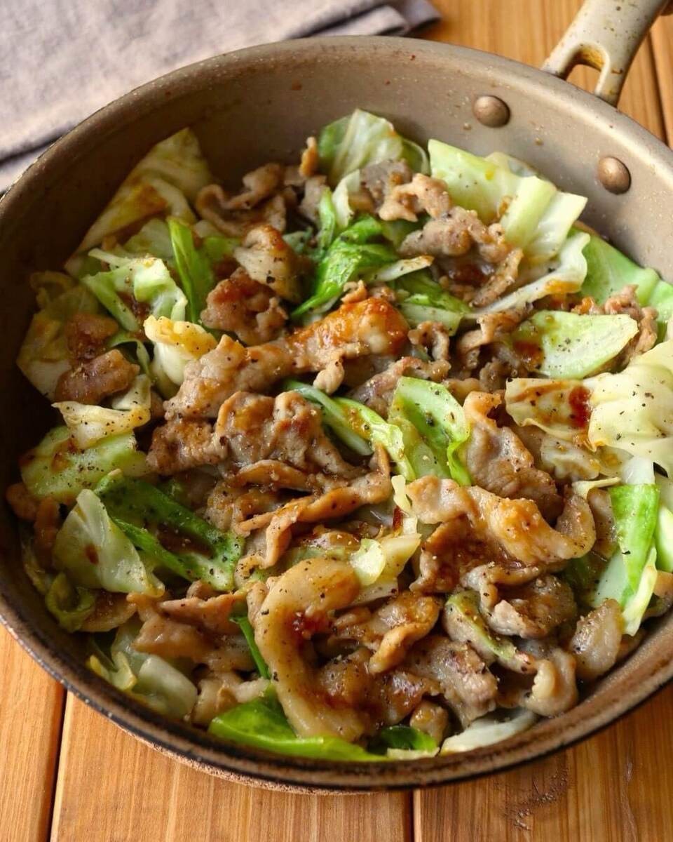 京さん特製「豚こま肉×キャベツ旨ダレ炒め」のレシピ