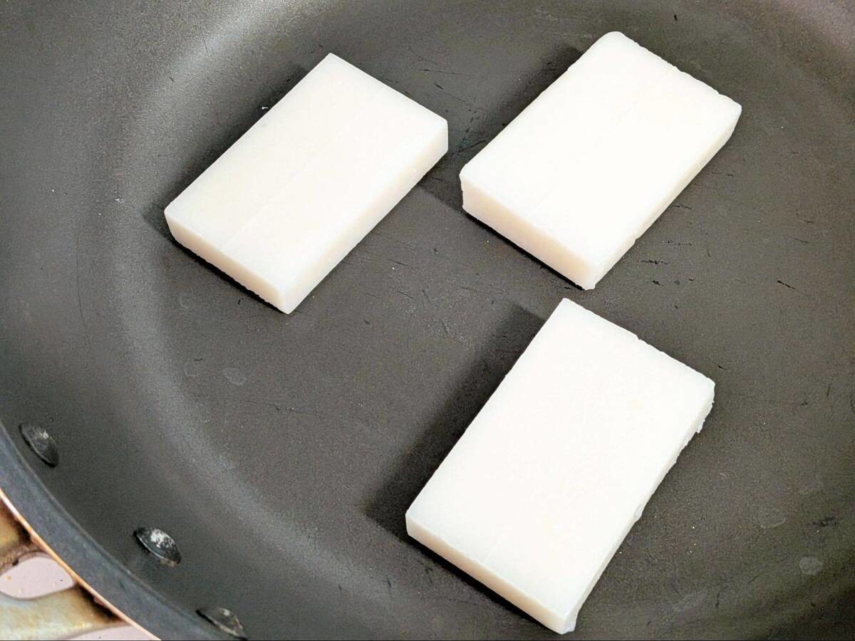 笠原将弘さん「お餅のバター焼き のりねぎソース」のレシピ