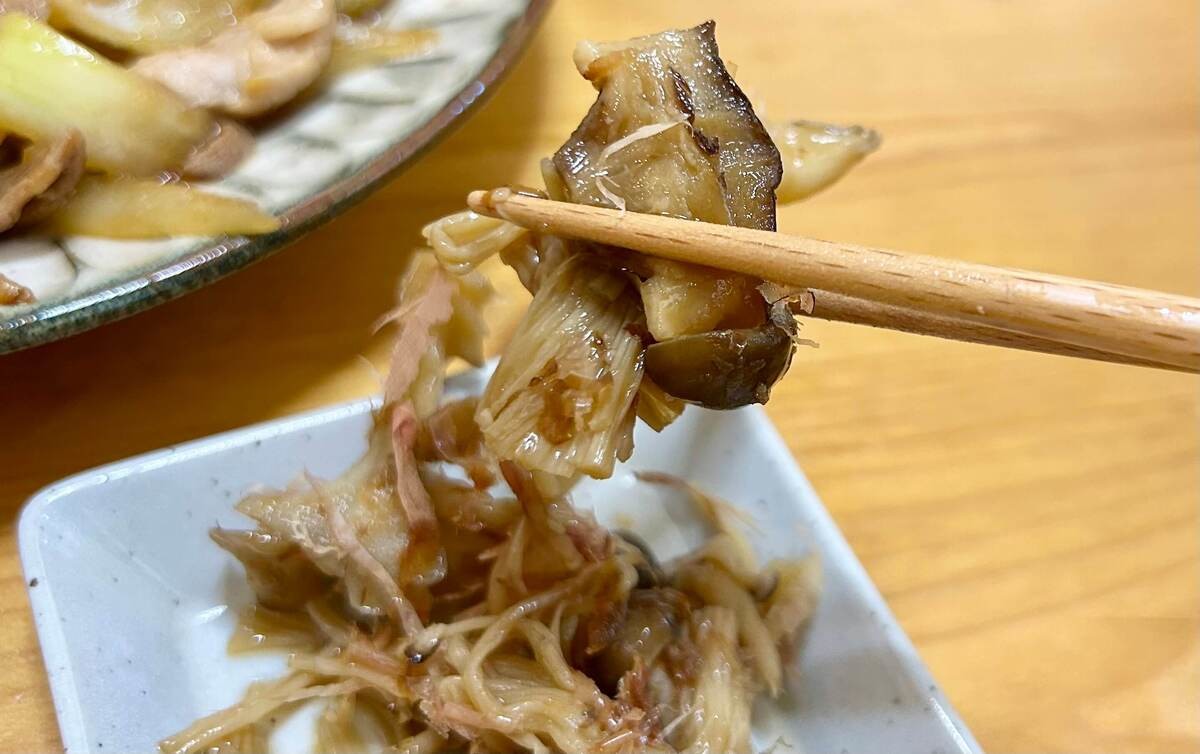 レンチン蒸しきのこ