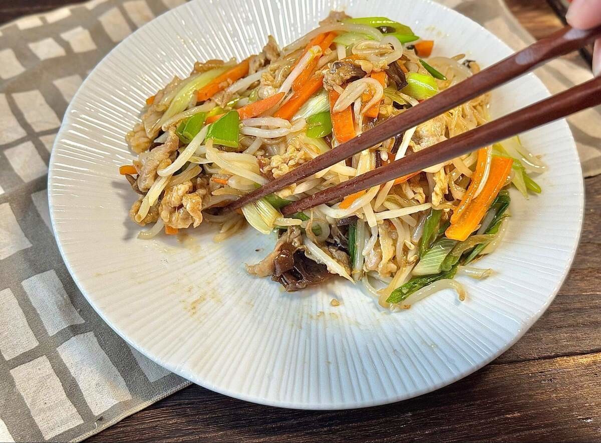 けんまさきっちんさん「王将風 もやし炒め」