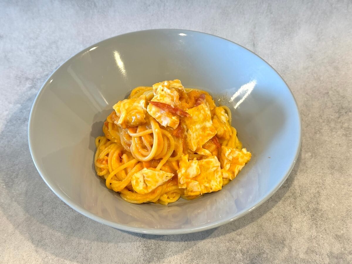 弓削啓太さん「トマトと卵のスパゲッティ」