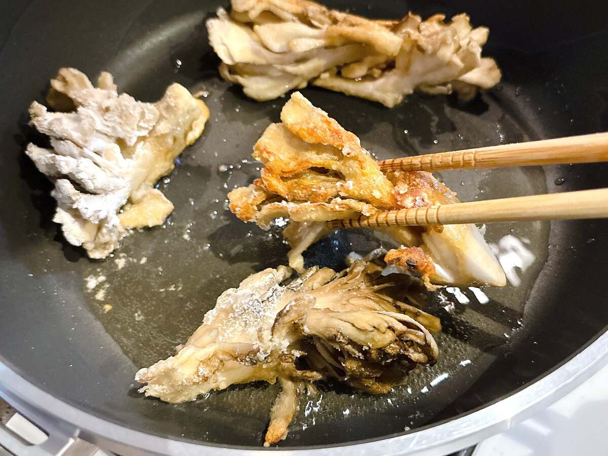 ユキグニファクトリー「まいたけのカリカリ唐揚げ」