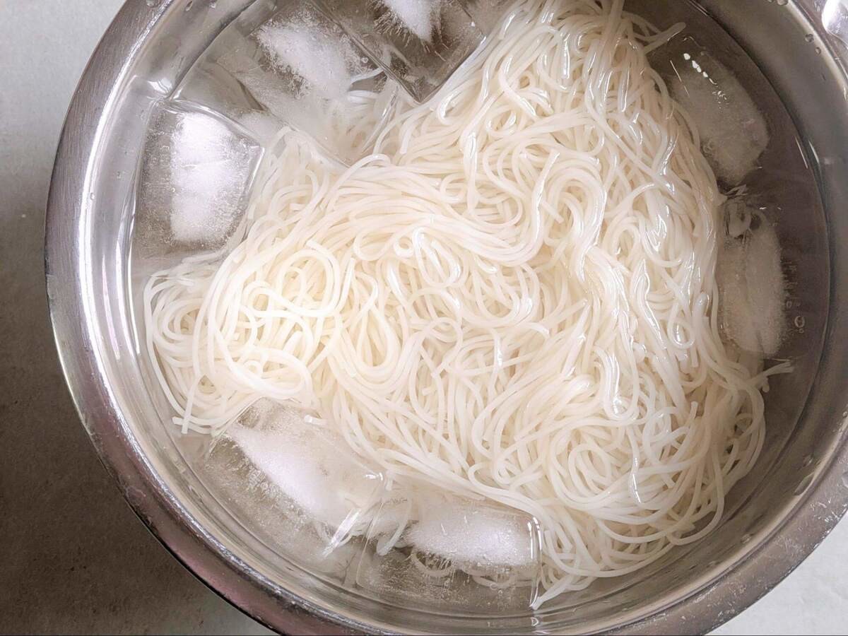 納豆ぶっかけそうめん