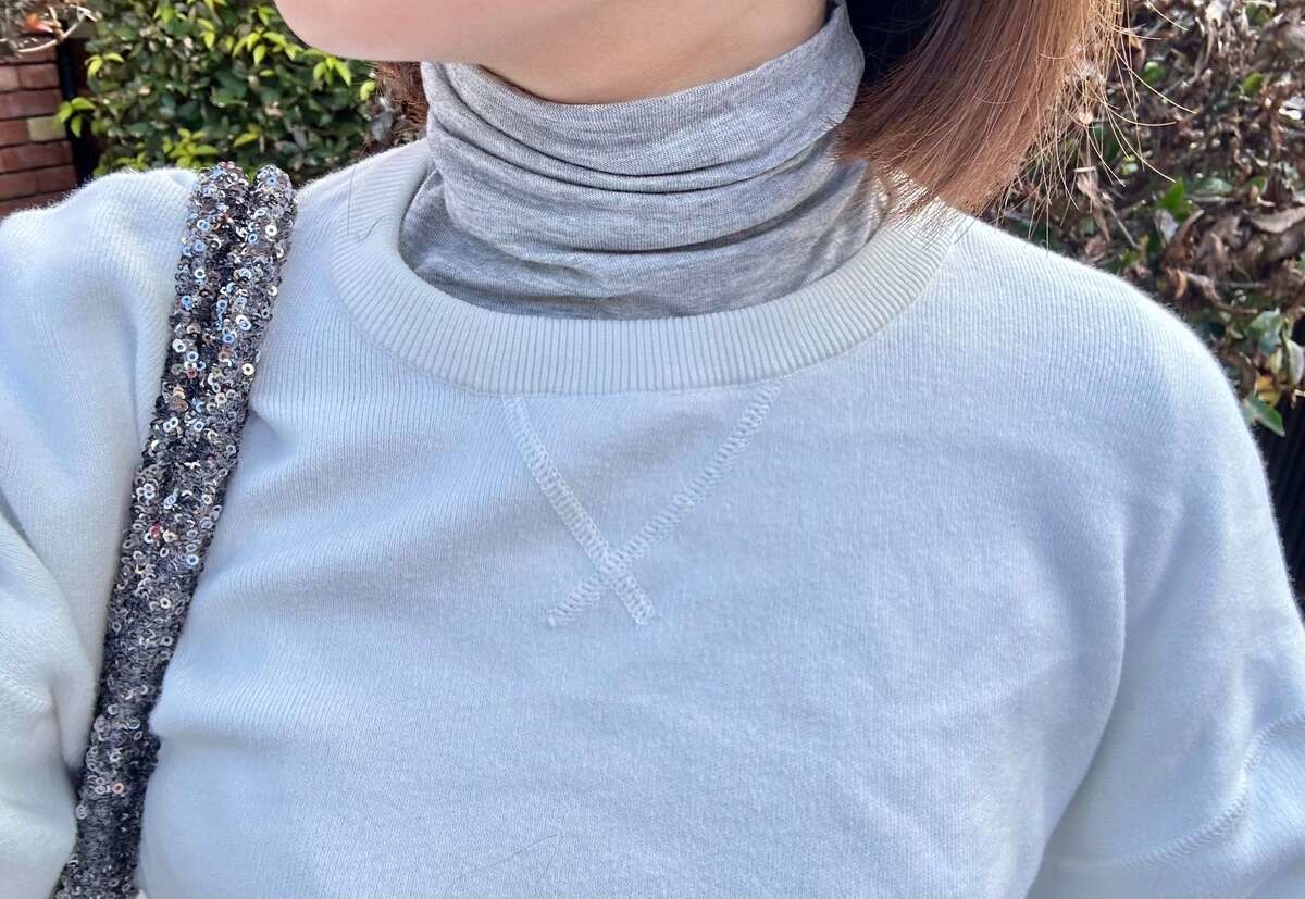 極暖ヒートテックカシミヤブレンドタートルネックT