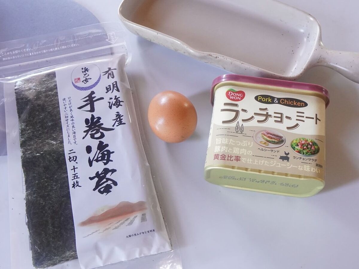 豆腐パックで「おにぎらず」作り方