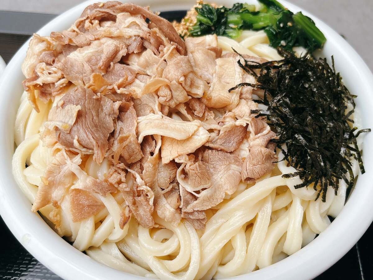 丸亀製麺「旨辛豚つけ汁うどん」