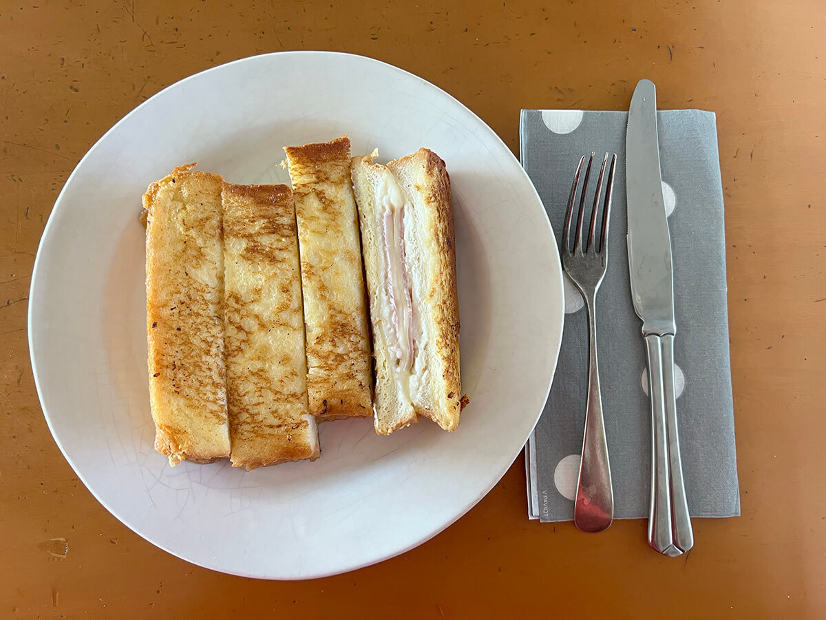 三國清三さん「クロックムッシュ」のレシピ