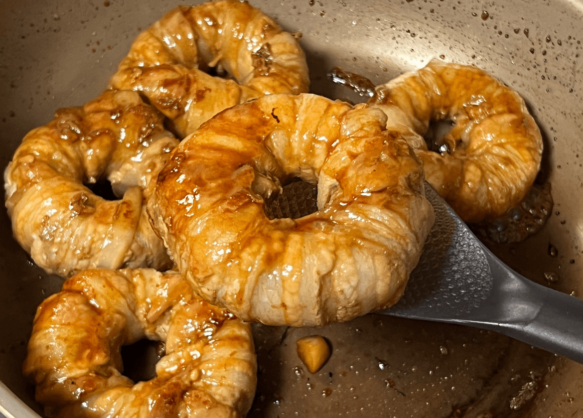 アキオさん「豚巻き大根の塔」