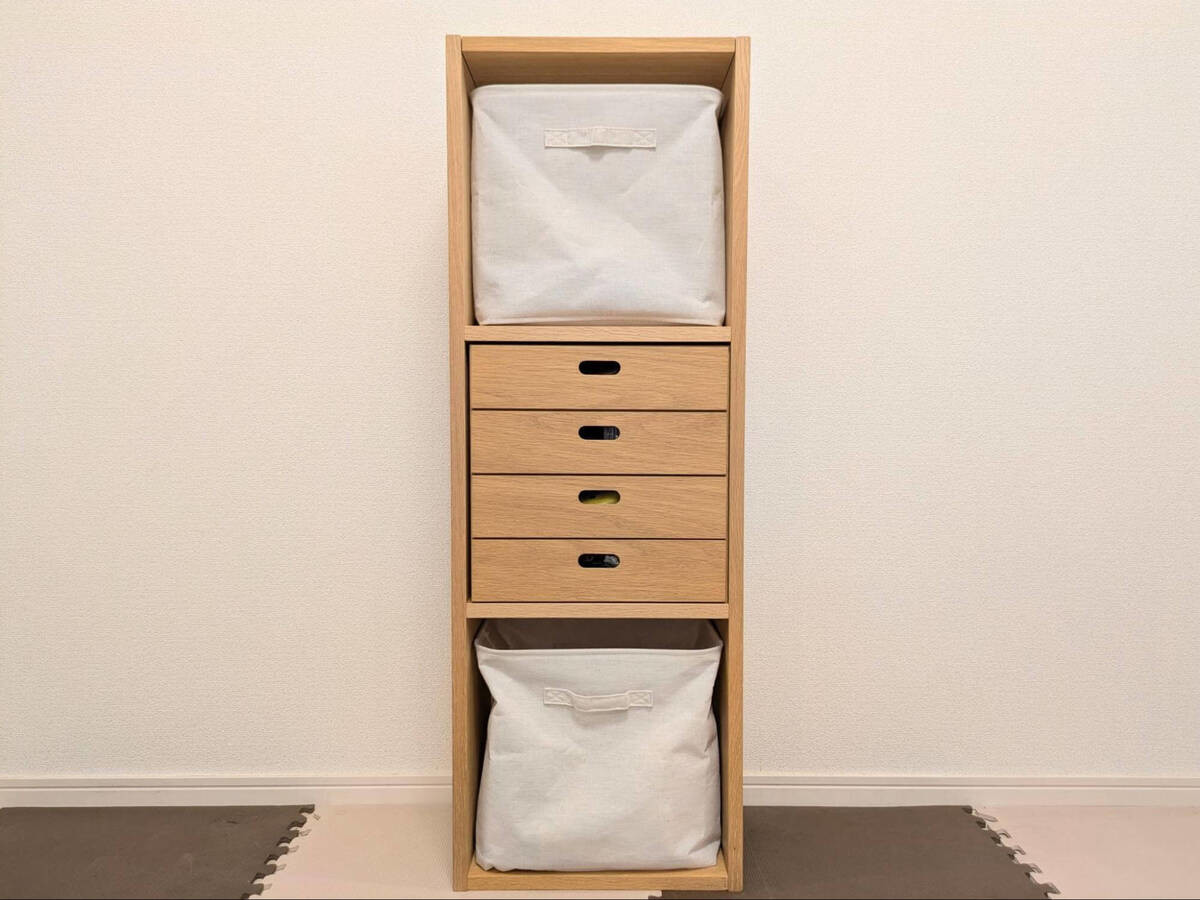 どんな家でも置くだけで整う「スタッキングシェルフ」