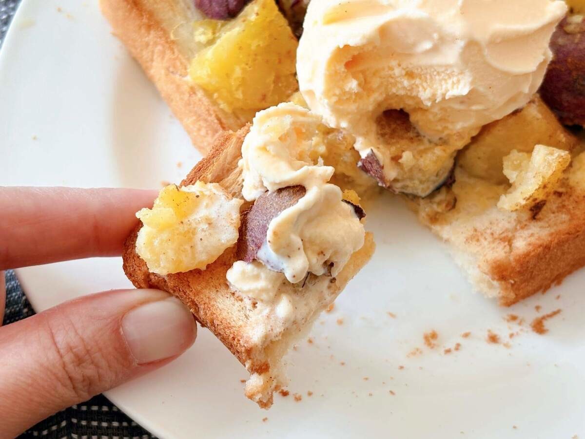 ヘコパン芋アイス