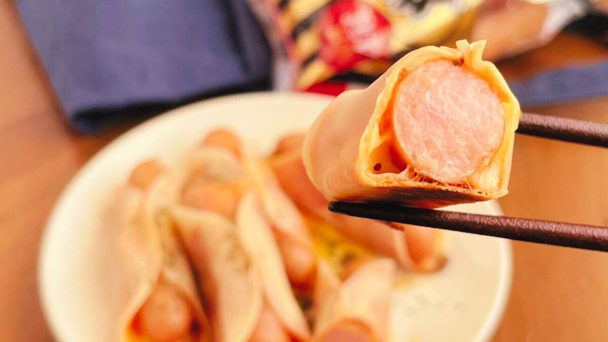 「チーズホットドッグ風」