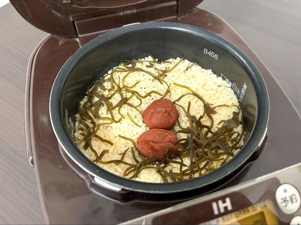 梅こんぶごはん