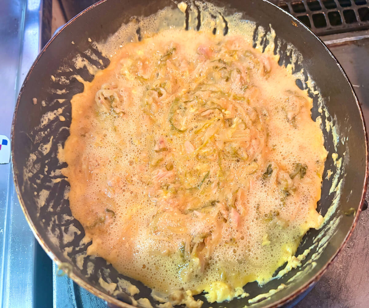 スパニッシュ白菜オムレツ