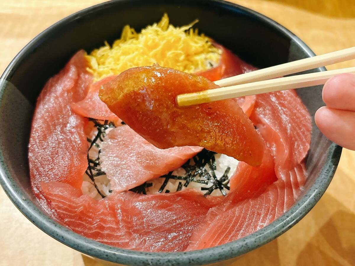 鉄火丼の正しい食べ方