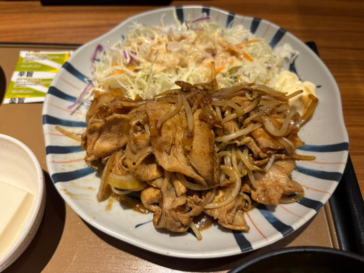 Wしょうが焼定食