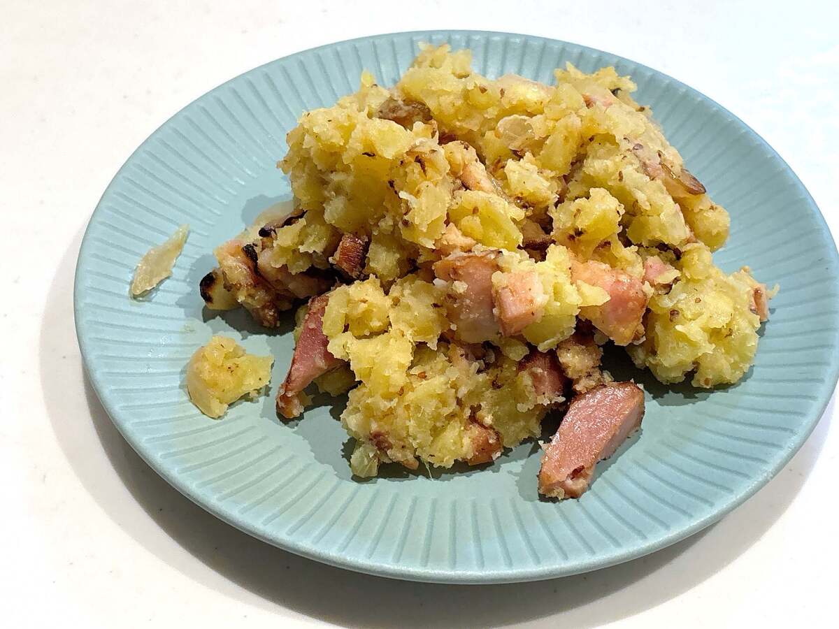 三木家流「さつまいもポテサラ」