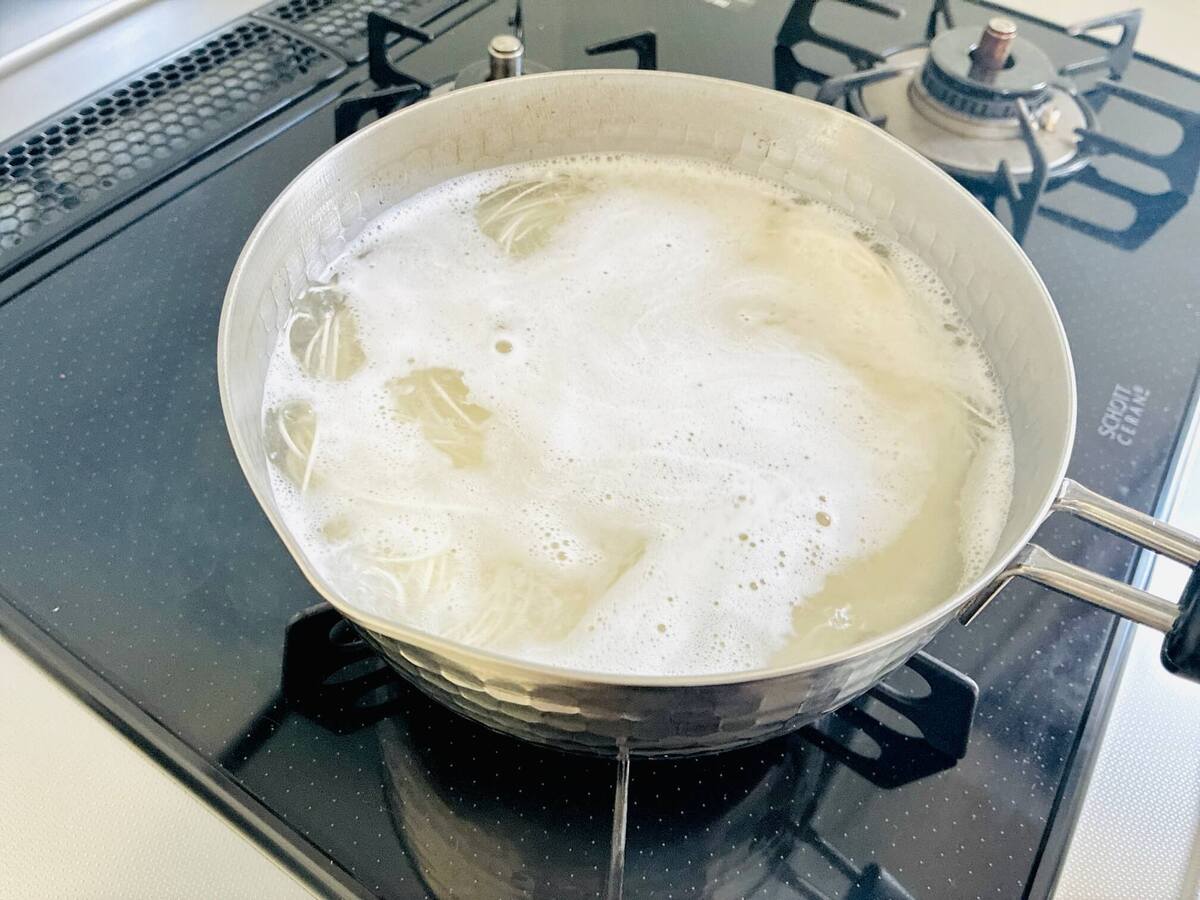 和田明日香さん「ごまミルクつけ麺」