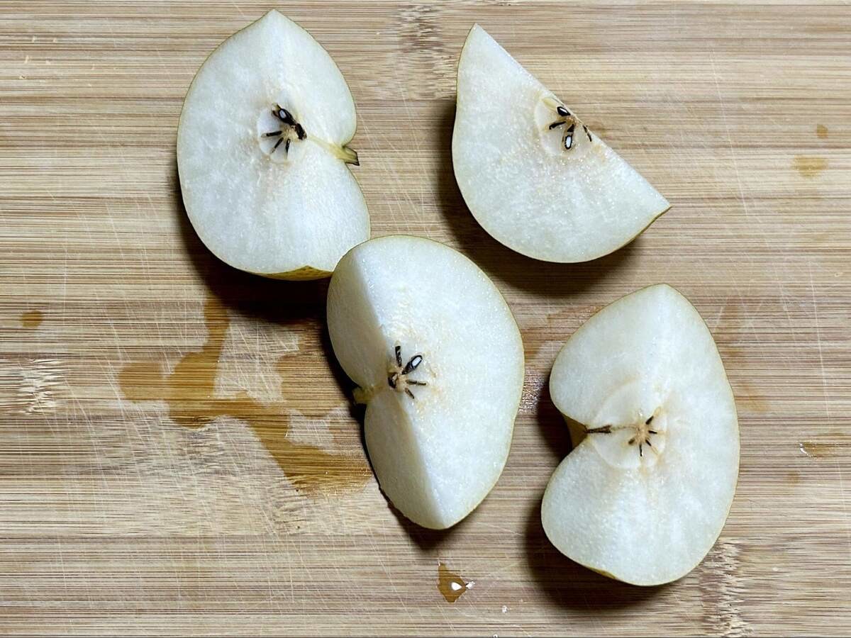 中野瑞樹さんが教える梨の切り方