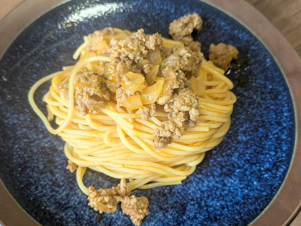 ファビオ先生「ワンパンミートソーススパゲティ」のレシピ