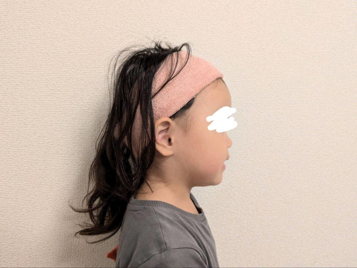 「パイルヘアターバン 細」