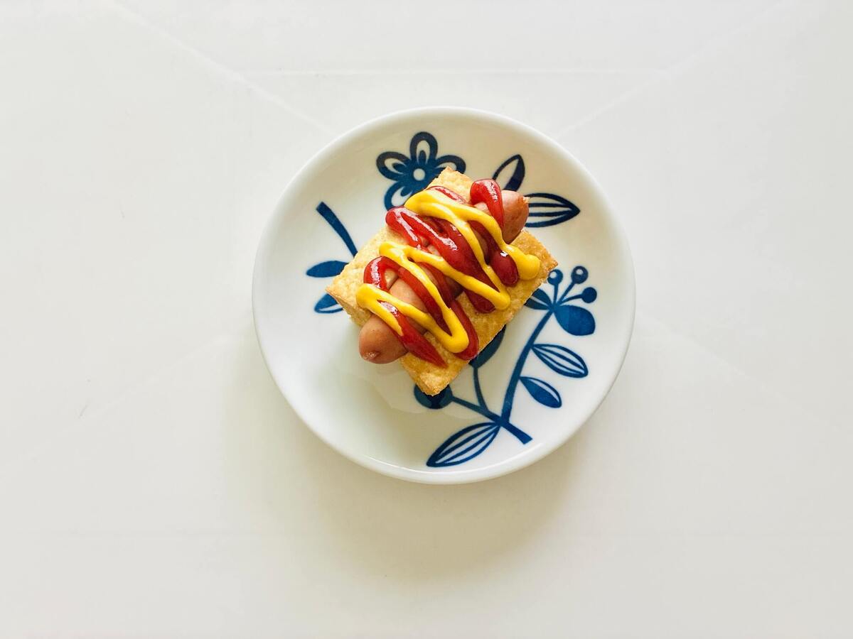 厚揚げホットドッグ