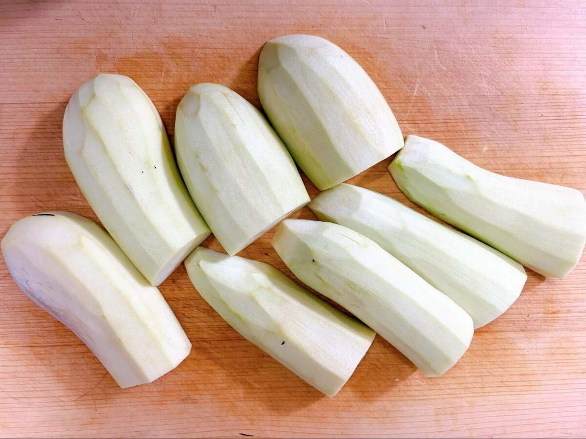 とろなす肉巻きのねぎだし蒸し