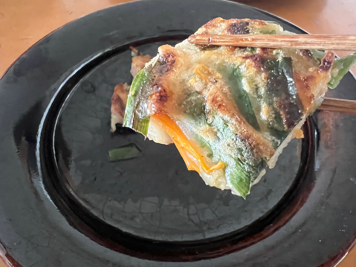 カリっと香ばしいかんたんチヂミ