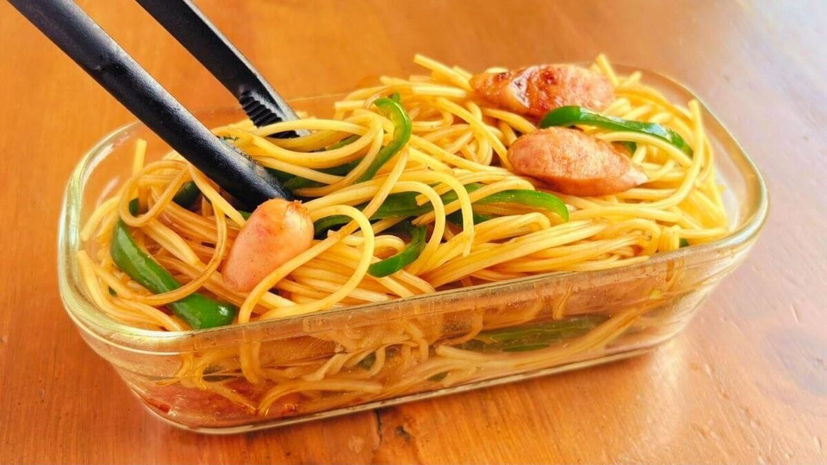 焼きそば風パスタ