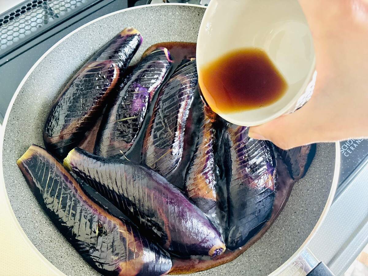 なすのさっぱり焼きびたし