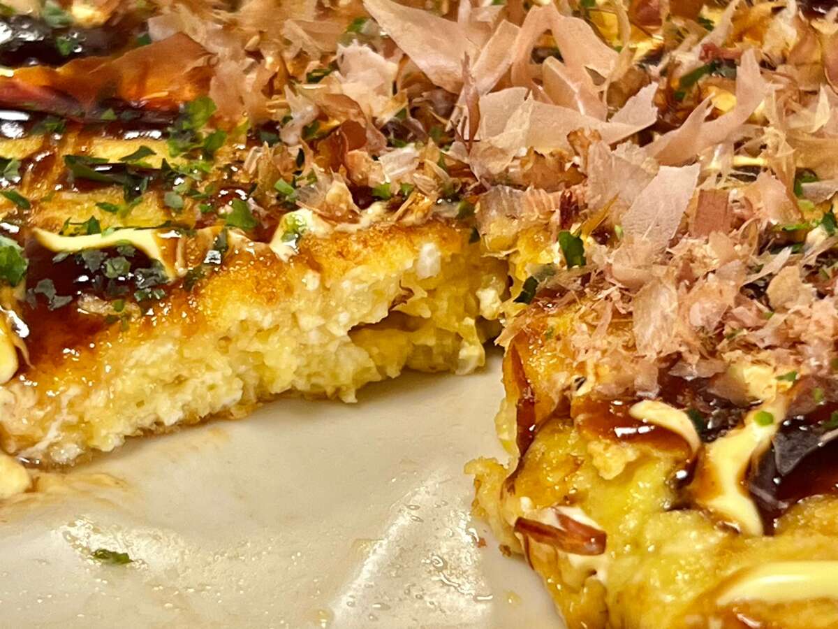 卵と豆腐で！もっちりお好み焼き風