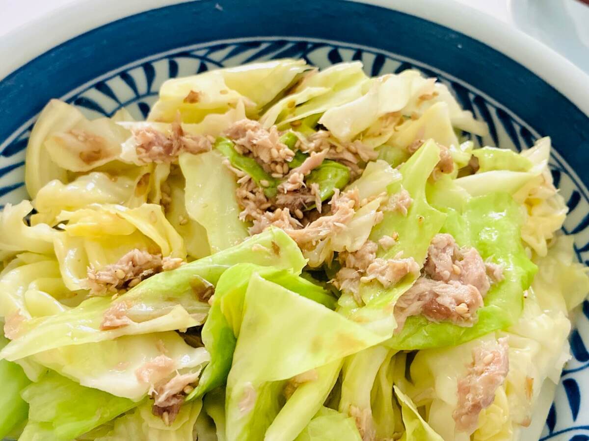 ミツカン公式「レンジで！無限キャベツ」のレシピ