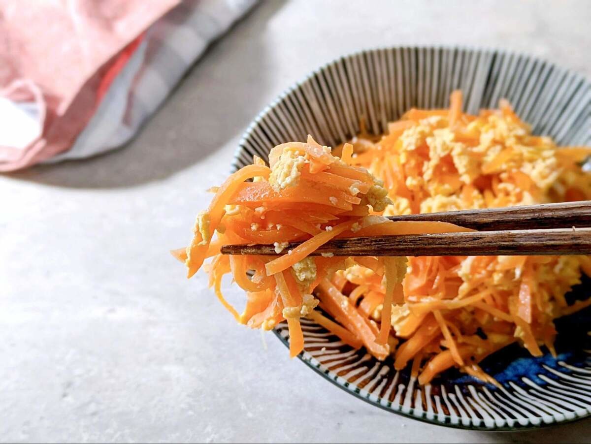 和田明日香さん「にんじん明太しりしり風」