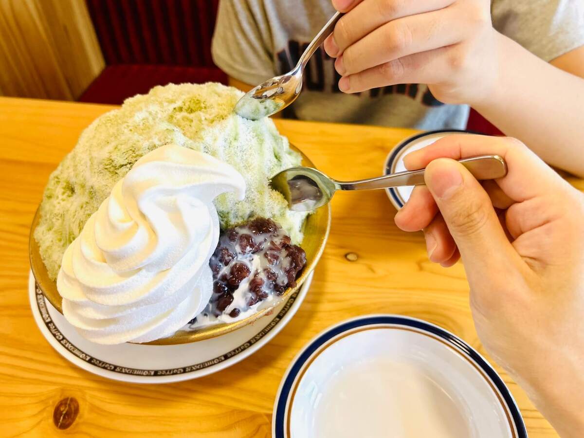 コメダ珈琲のかき氷