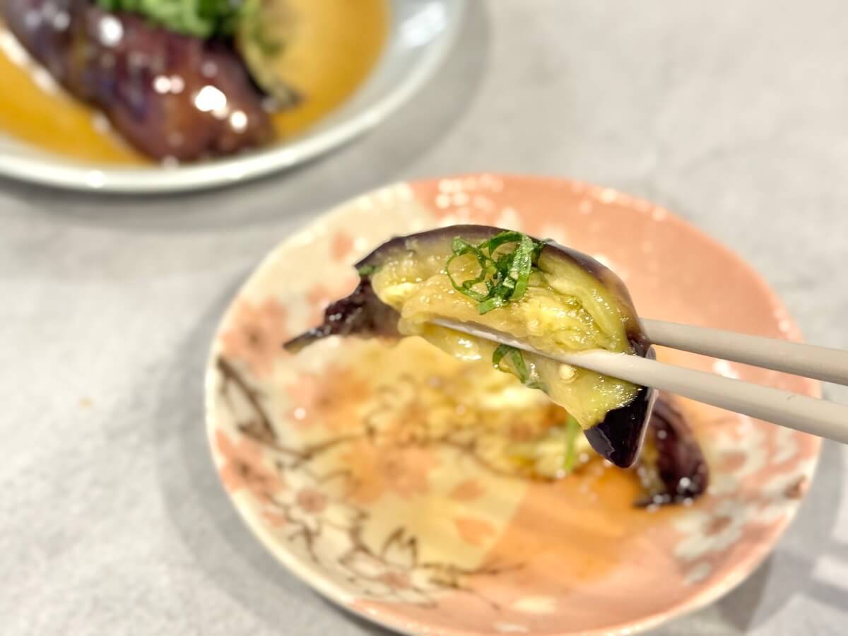 レンチン5分 なすの煮浸し
