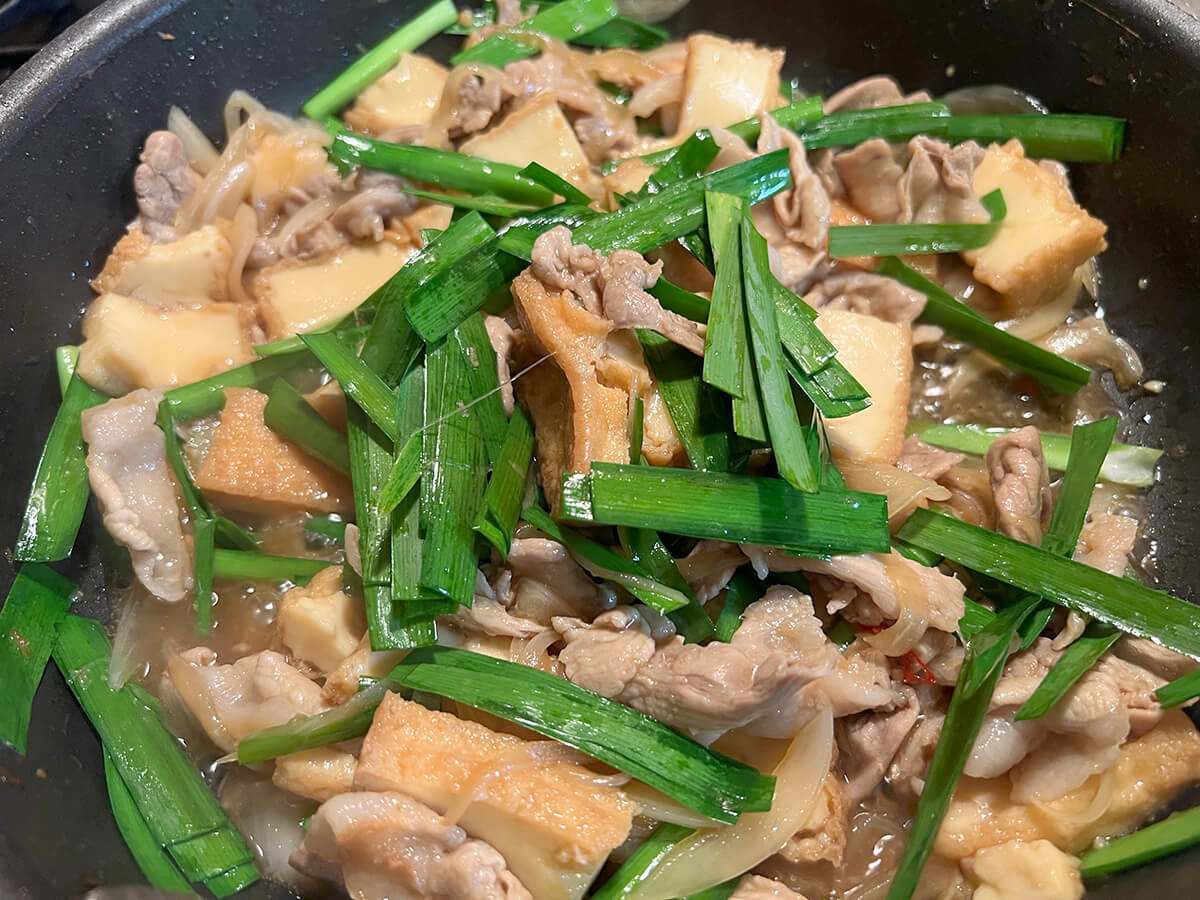 厚揚げと豚肉の旨い奴