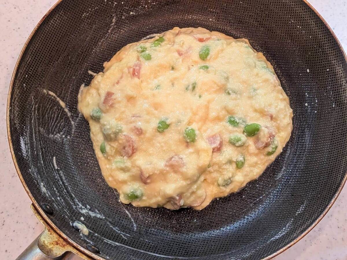 豆腐のチヂミ風